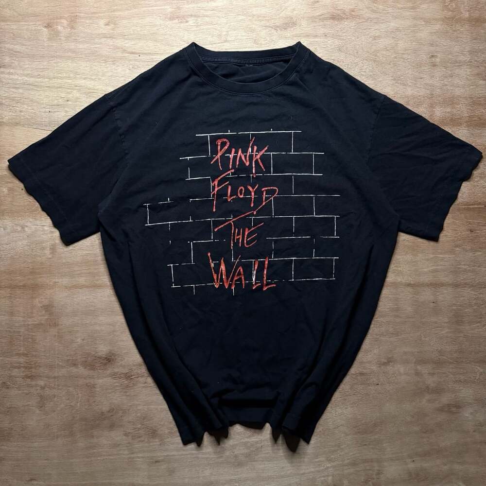 Pink Floyd The Wall Black Graphic T Shirt Boxy Band Tee Tagless